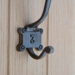 10x Number 3 Double Wall Hook Cast Iron Antique Style W50mm x H115mm Raw - Image 7