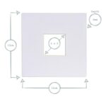 10x Picture Mounts for 6 x 6 3D Box Picture Frames Photo Size 2 x 2 Ivory - Image 4