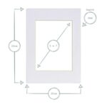 10x Picture Mounts for 8 x 10 3D Box Picture Frames Photo Size 5 x 7 Grey - Image 4