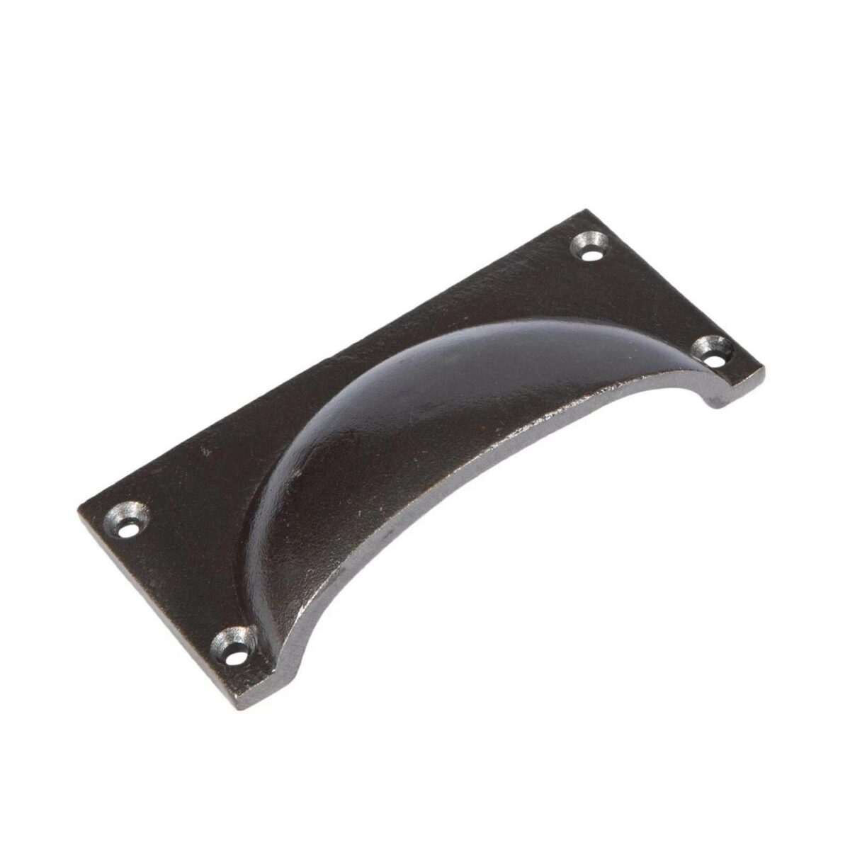 10x Rectangular Cabinet Cup Handle Cast Iron Handles 105mm x 50mm Raw - Image 4