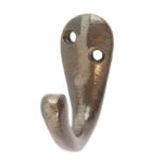 10x Single Robe Hook Cast Iron Antique Vintage Style Hooks W20mm x H45mm Raw - Image 4