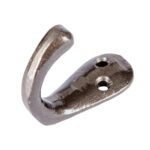 10x Single Robe Hook Cast Iron Antique Vintage Style Hooks W20mm x H45mm Raw - Image 2