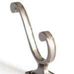 10x Square Back Hat and Coat Hook Cast Iron Vintage Style W35mm x H105mm Raw - Image 3