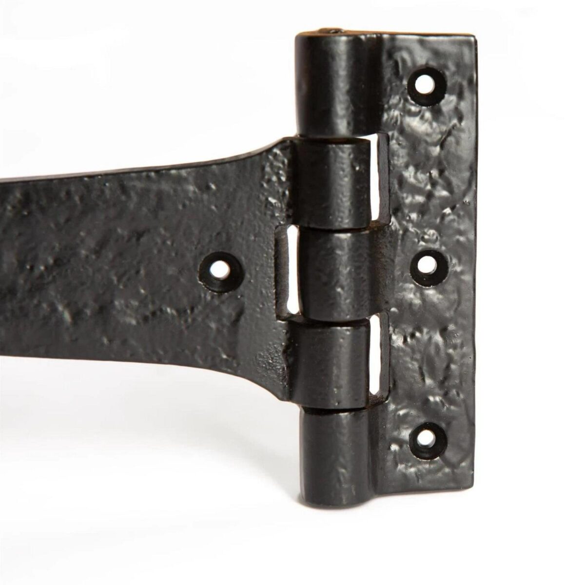 10x Traditional T-Hinge Cast Iron Antique Cupboard Door Hinges W290mm Black - Image 2
