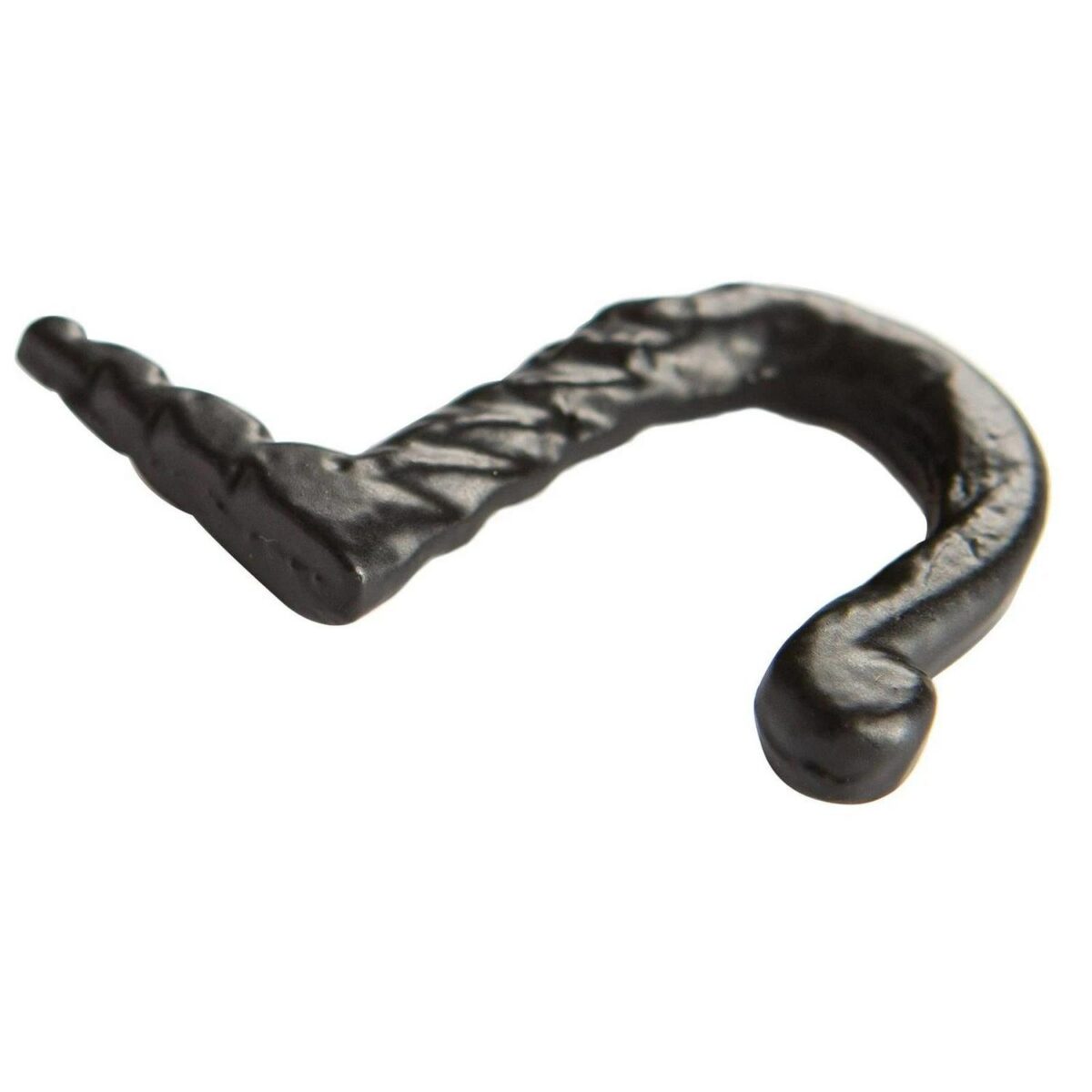 10x Twisted Nail Hook Cast Iron Antique Vintage Style Hooks W5mm x H40mm Black - Image 3