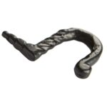 10x Twisted Nail Hook Cast Iron Antique Vintage Style Hooks W5mm x H40mm Black - Image 3