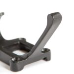10x Window Back Hat and Coat Hook Cast Iron Vintage Style W50mm x H110mm Black - Image 2