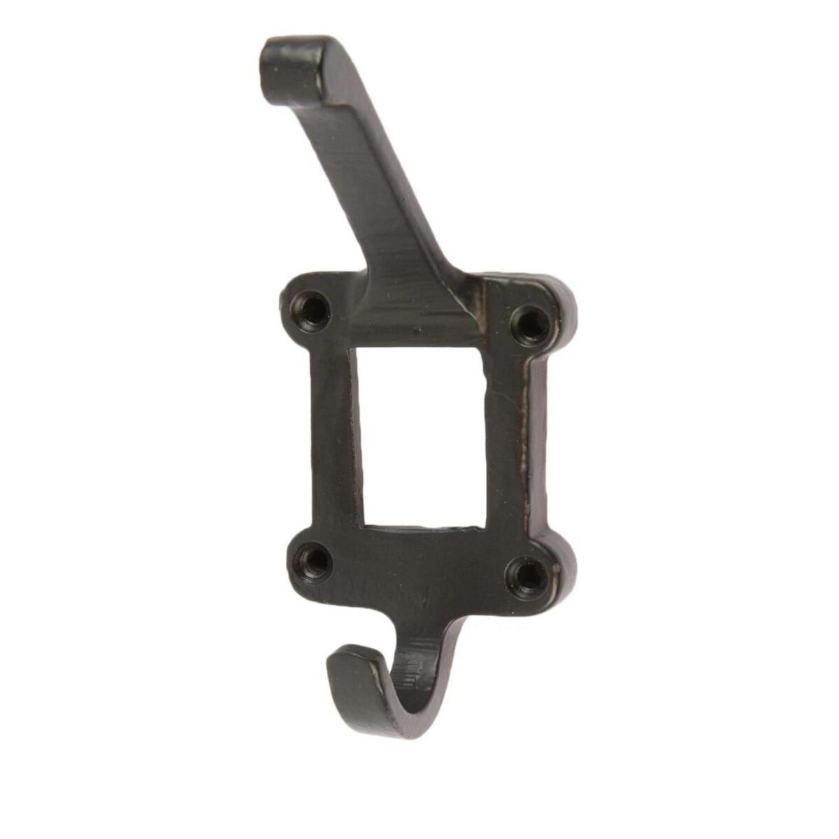 10x Window Back Hat and Coat Hook Cast Iron Vintage Style W50mm x H110mm Black - Image 4