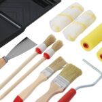 11pc Mini Paint Roller and Tray Set 4 (10cm) Multi Painting and Decorating Kit - Image 2