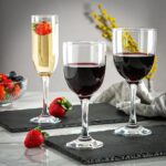 12 Piece Campana Wine Glasses Set Vintage Home Kitchen Stemware Goblets Clear - Image 7