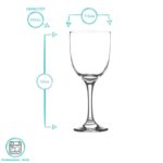 12 Piece Campana Wine Glasses Set Vintage Home Kitchen Stemware Goblets Clear - Image 3