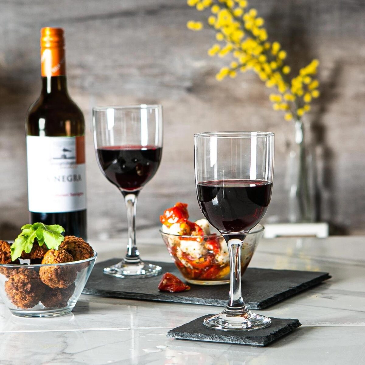 12 Piece Campana Wine Glasses Set Vintage Home Kitchen Stemware Goblets Clear - Image 5