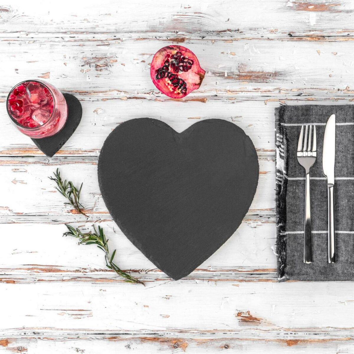 12 Piece Heart Slate 0c04aa37cf5aa32025d913cbf5067a5d