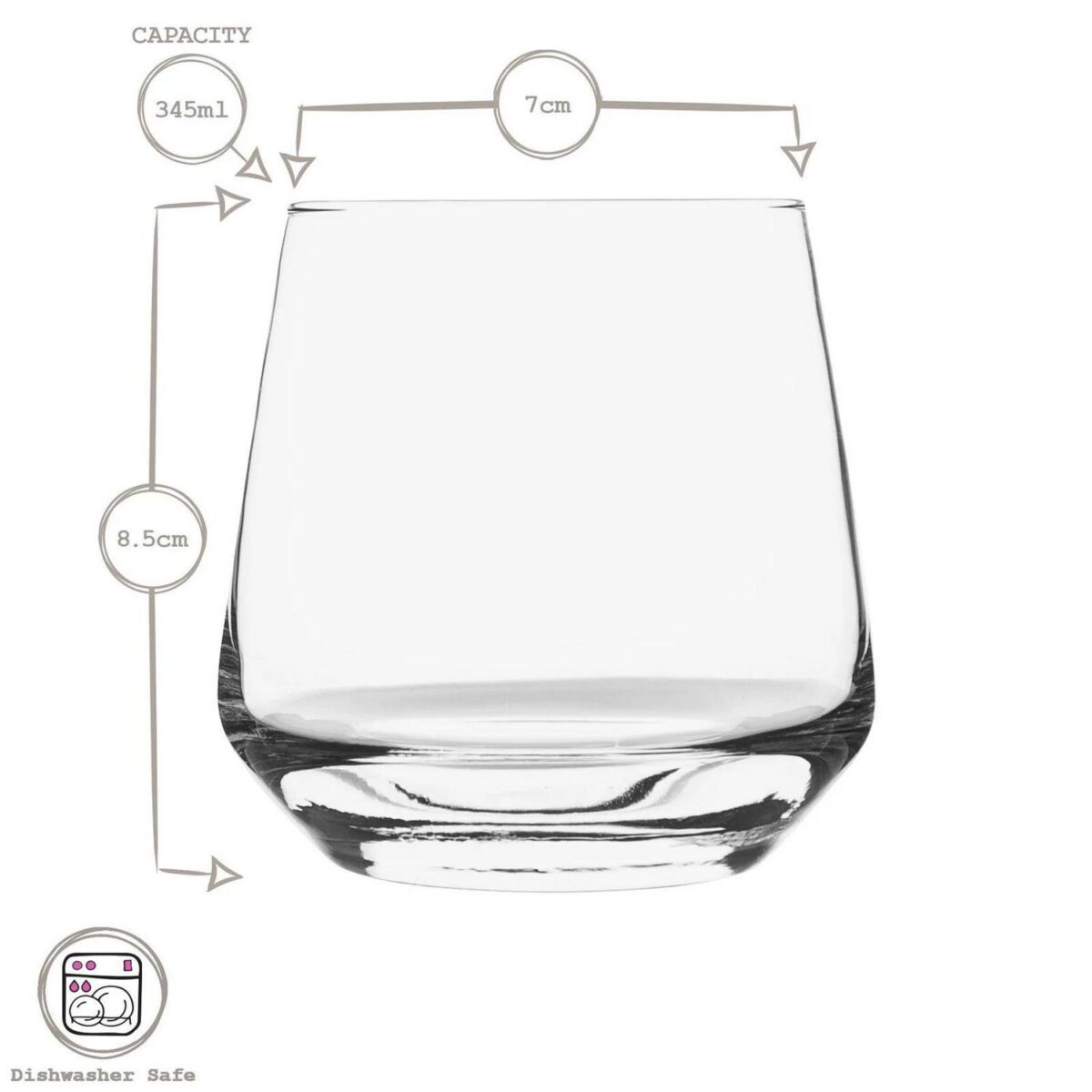 12pc LAV Lal Glassware Set Coloured Base Highball Glasses Drinking Tumblers - Image 4