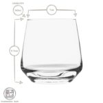 12pc LAV Lal Glassware Set Coloured Base Highball Glasses Drinking Tumblers - Image 4
