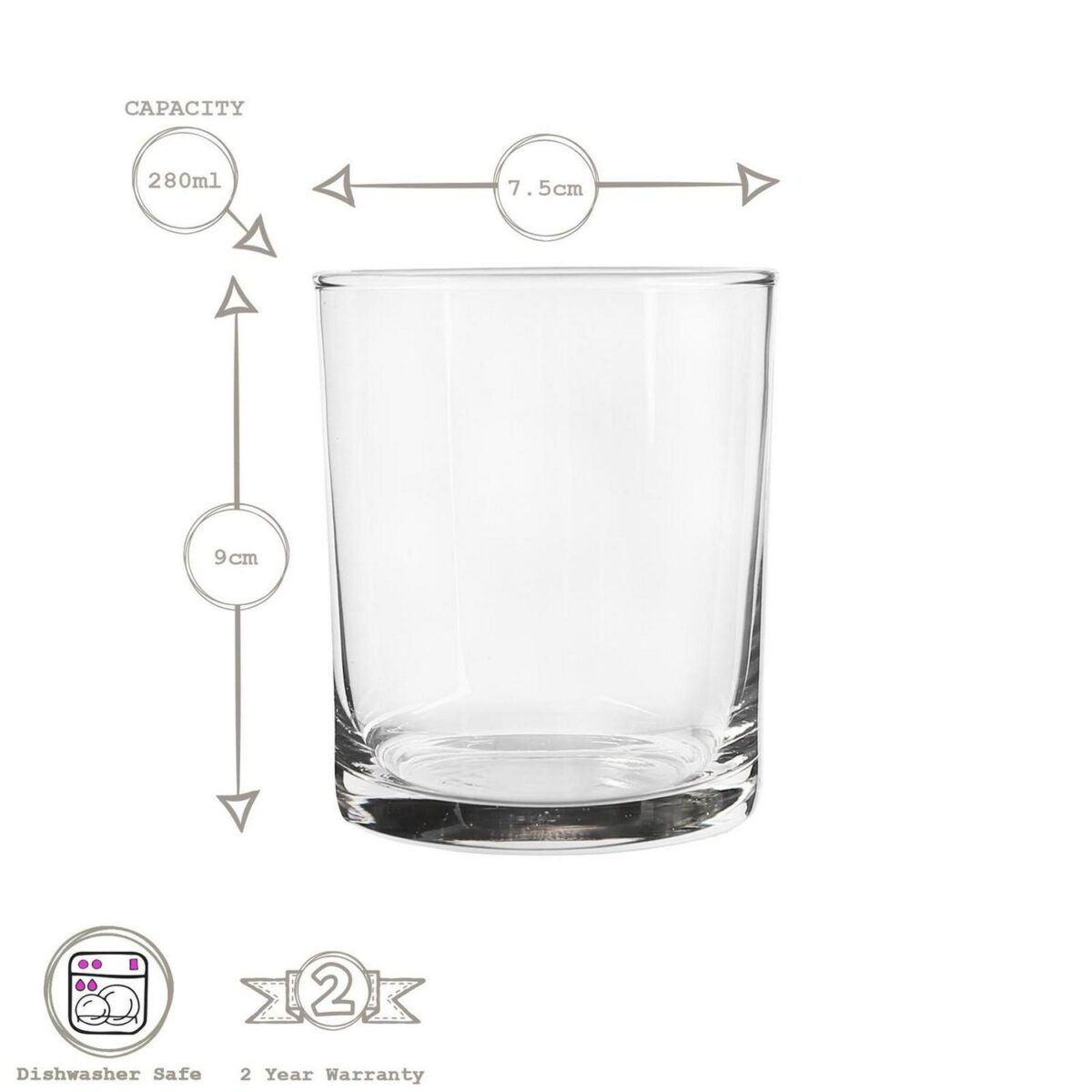 12pc LAV Liberty Glassware Set Glass Highball Glasses Whiskey Drinking Tumblers - Image 4