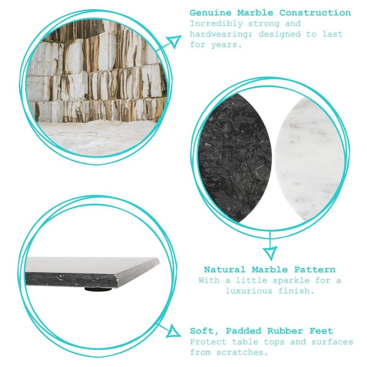 12pc Round Marble Pl 3e864dc52fbd582a562a703f4e529675