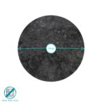 12pc Round Marble Placemats and Round Coasters Set 30cm Green Heat Resistant Mat - Image 3