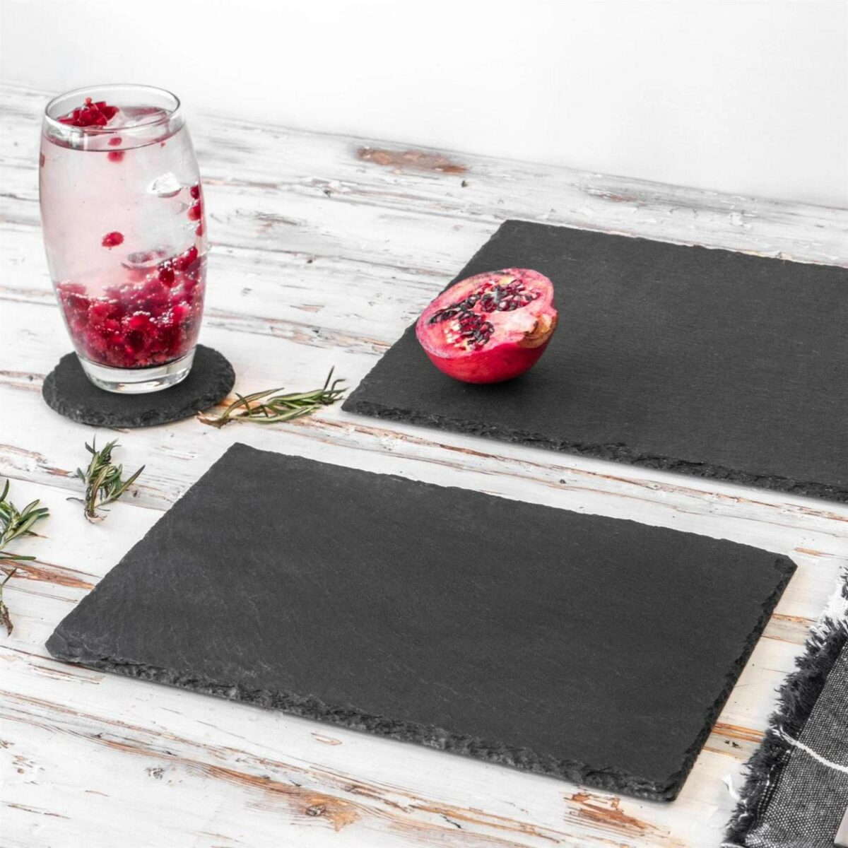 12pc Slate Placemats 07ce9b1c365eb5ae0e96636ae711e43b