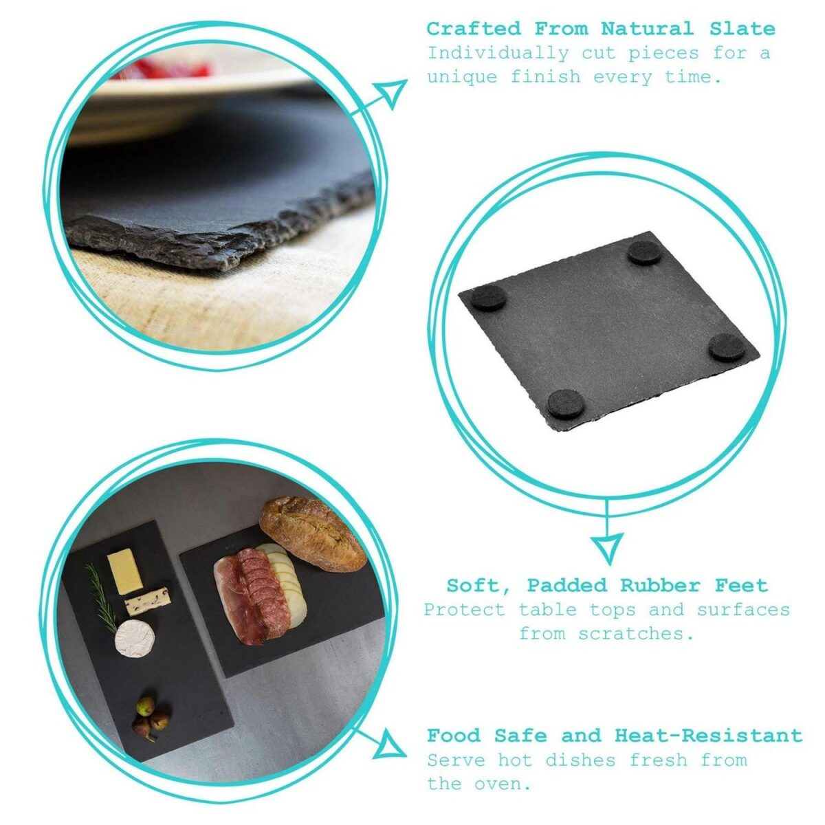 12pc Slate Placemats 27f1b39018c2288ebd3a13ca54dd099c