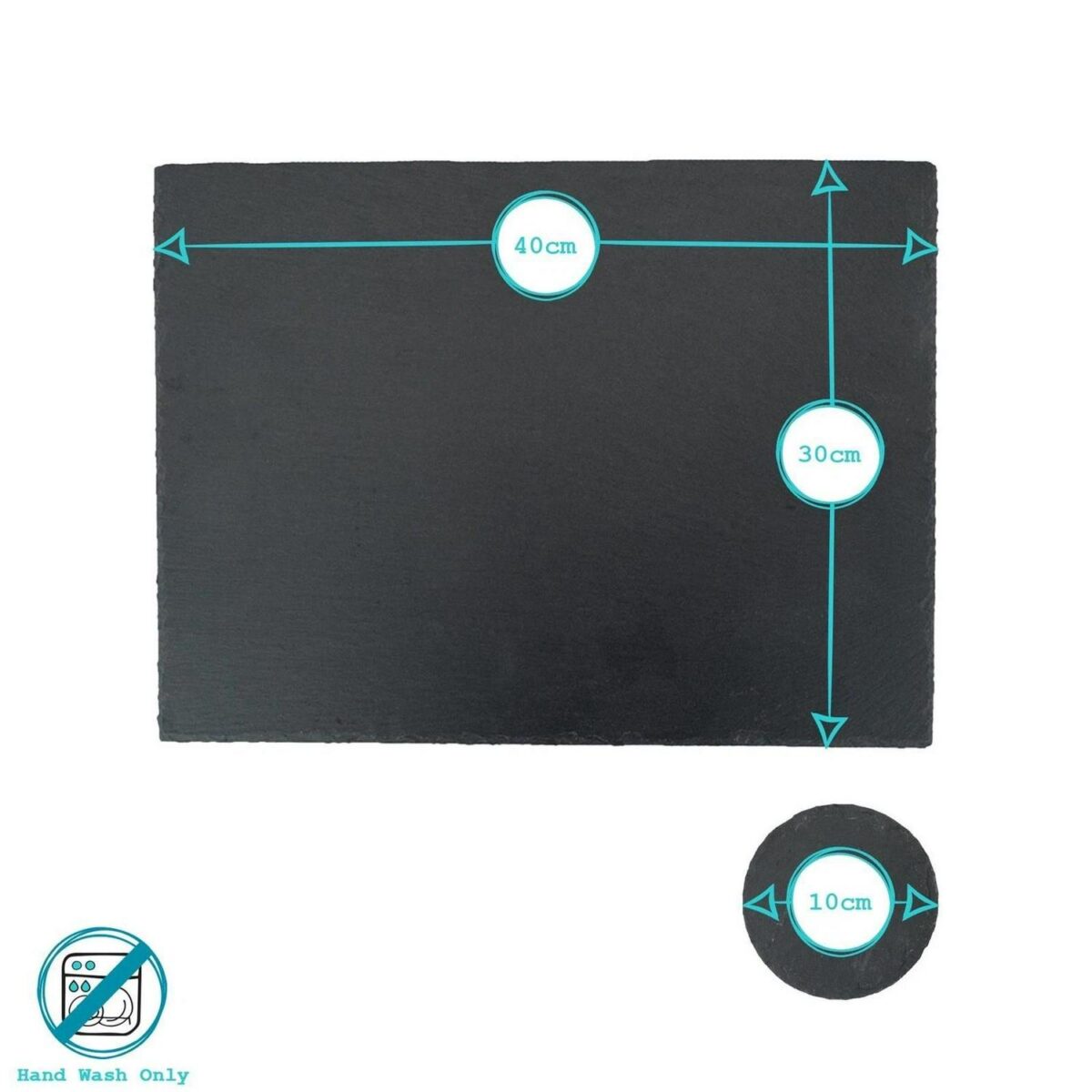 12pc Slate Placemats 28e348c3ef00ed4578d96febcfa9d0a6