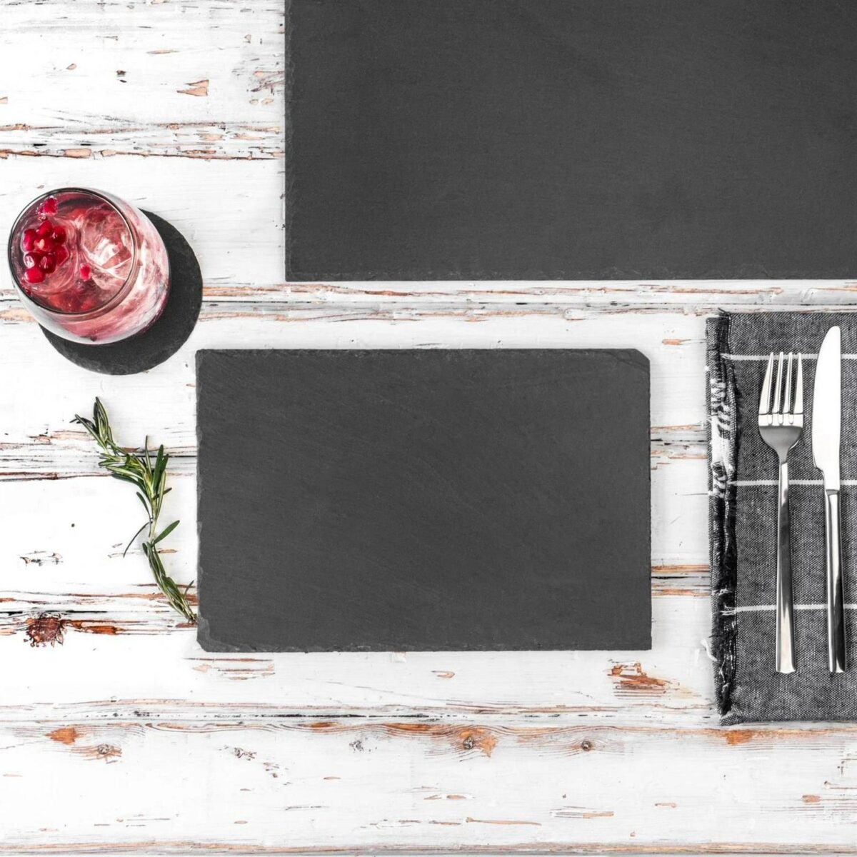12pc Slate Placemats 919a54972e1da3730dbf5174aff012b2