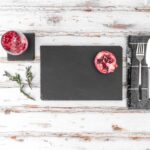 12pc Slate Placemats and Coasters Set Rustic Natural Dining Table Mats 30cm x 20cm - Image 5