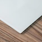 12pc White 30cm x 20cm Glass Placemats and Coasters Set Table Mats Coaster Sets - Image 6