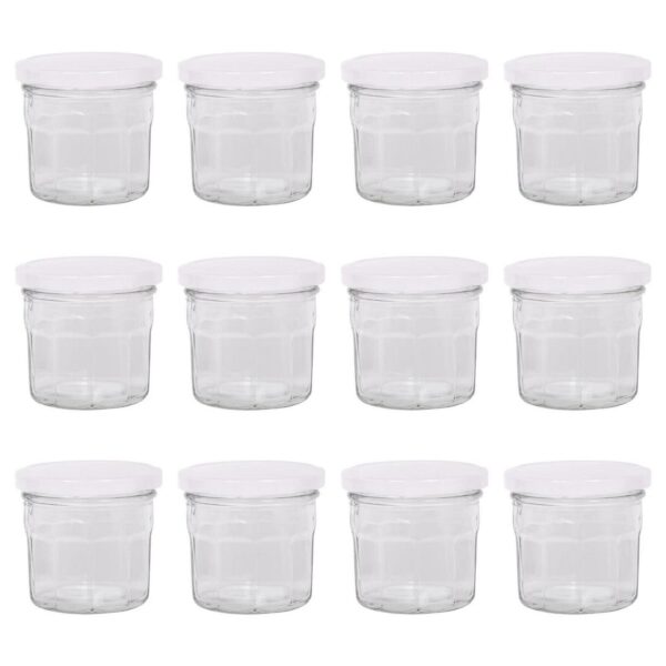 12x 130ml Glass Jam 0d79cd65cc16cfa8c9f8462d015333cd