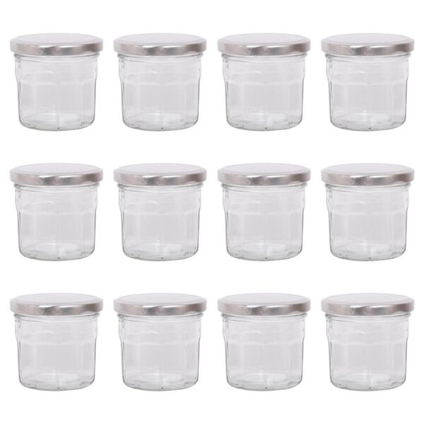 12x 130ml Glass Jam 204f156b05a78207b95365f3cfbec4b5