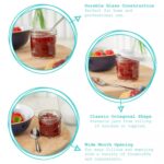 12x 130ml Glass Jam Jars Twist Top Chutney Preserve Honey Pickle Storage - Image 2