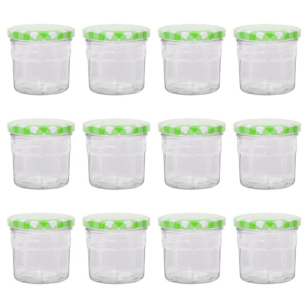 12x 130ml Glass Jam ce45fa913b5831d9a06a46433101ff16