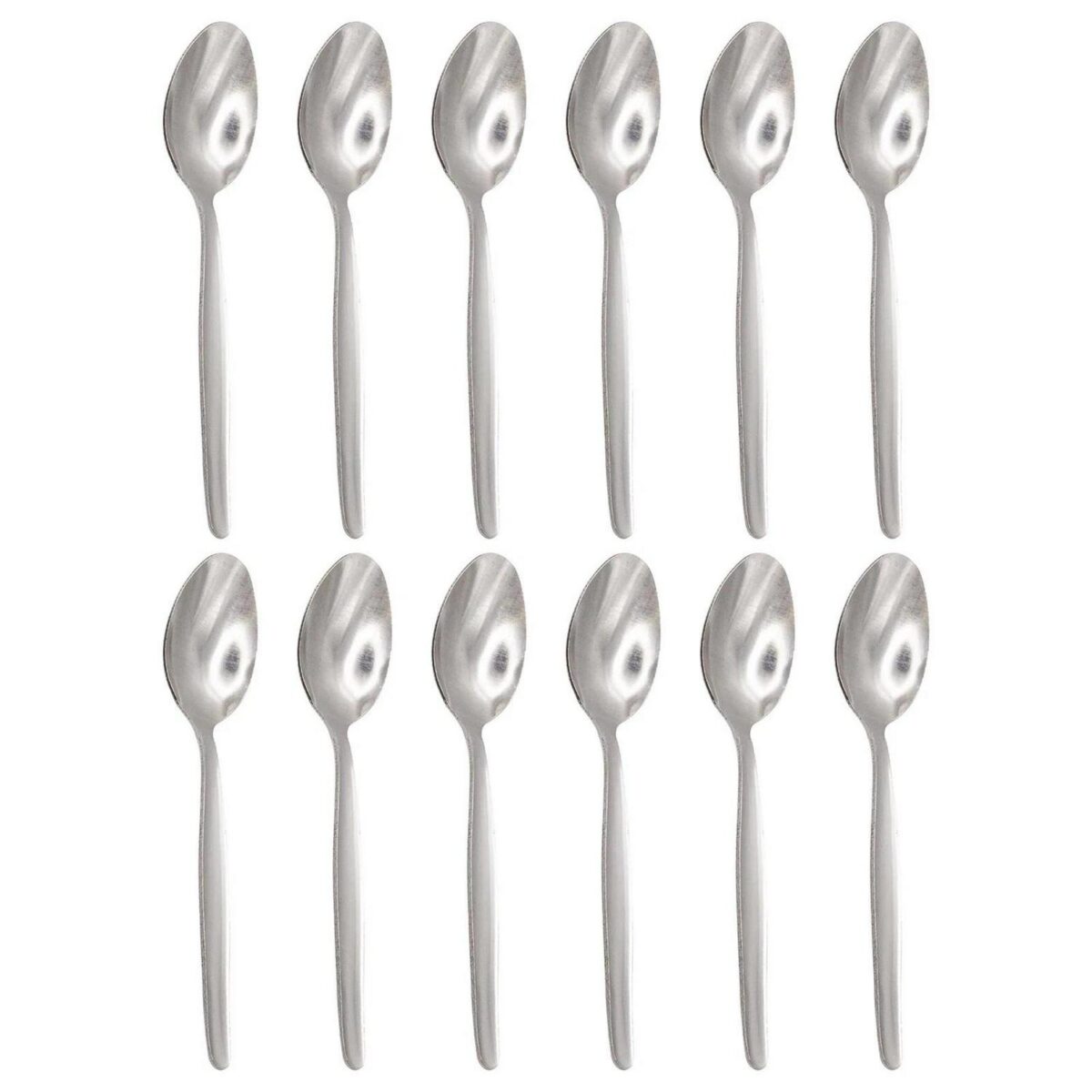 12x 13.5cm Economy Stainless Steel Teaspoons Kitchen Table Cutlery Coffee Set - Image 1