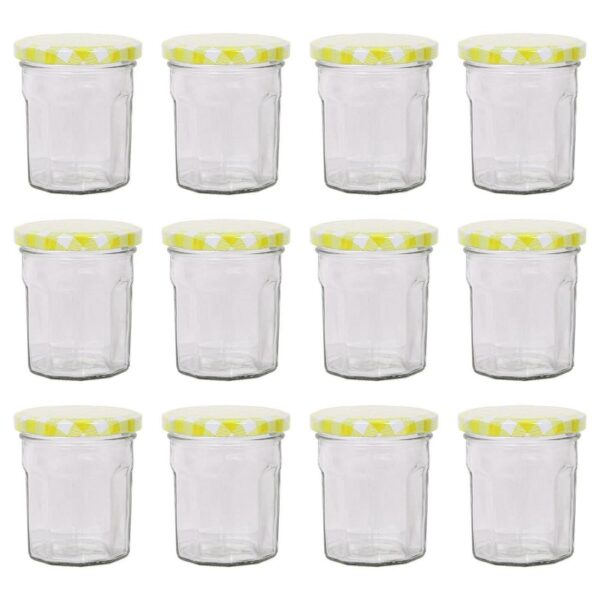 12x 150ml Glass Jam 1ed0dc2f58248789fa9aee1518b8b7e5