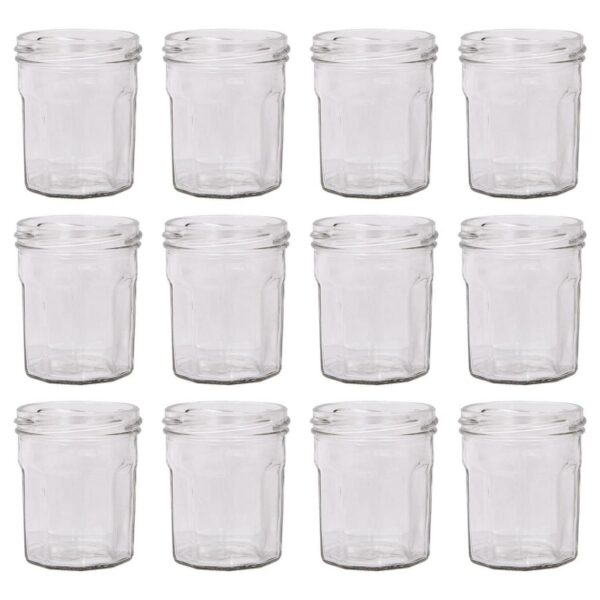 12x 150ml Glass Jam 2451783e3e416e4ea50a120439dcf912