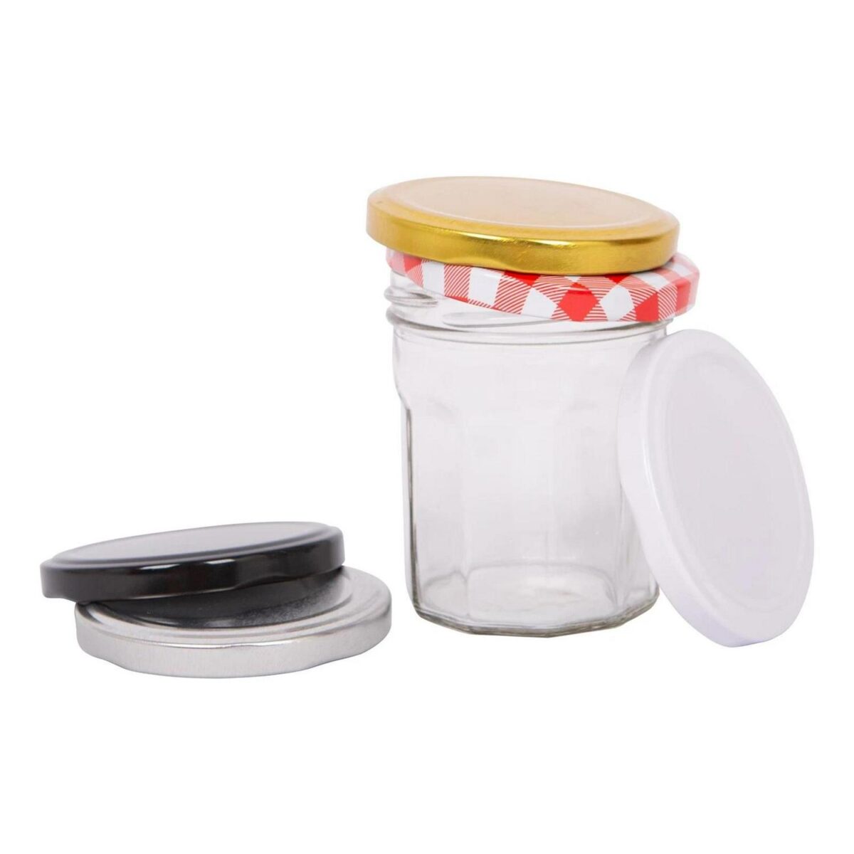 12x 150ml Glass Jam Jars Twist Top Chutney Preserve Honey Pickle Storage - Image 4
