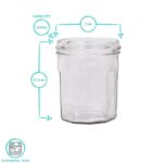 12x 150ml Glass Jam Jars Twist Top Chutney Preserve Honey Pickle Storage - Image 3