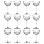 12x 160ml Timeless Nick and Nora Glasses Martini Cocktail Drinking Glass Set
