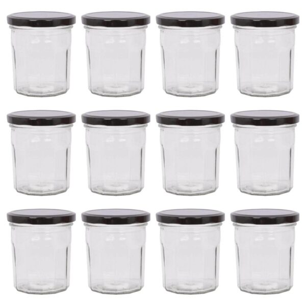 12x 250ml Glass Jam 1bc6994bfc1e158929604df3b80c493a