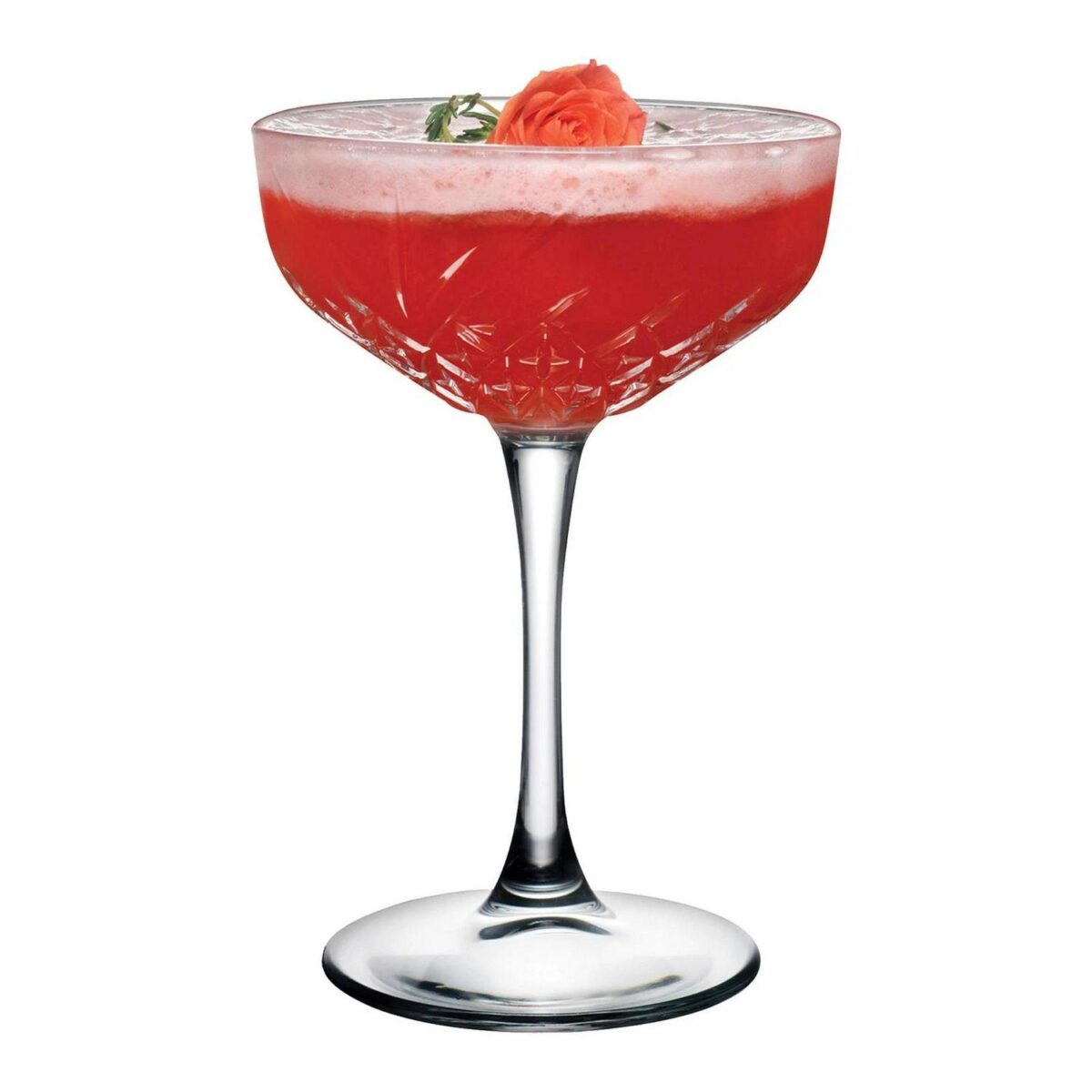 12x 255ml Timeless Glass Champagne Saucers Vintage Cocktail Coupe Glasses Set - Image 4