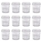 12x 30ml Glass Jam Jars Twist Top Chutney Preserve Honey Pickle Storage
