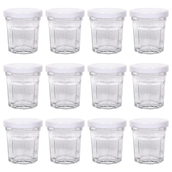 12x 30ml Glass Jam J 7281e3ff27bceffc2371dc0997b835b8