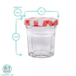 12x 30ml Glass Jam Jars with Black Lids Chutney Preserve Honey Pickle Storage - Image 3
