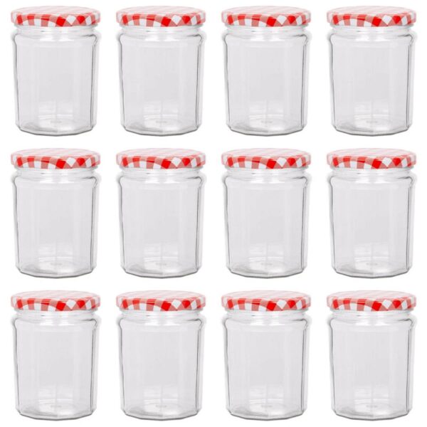 12x 380ml Glass Jam 075df52e1a836bc35d5cb70c3be7c2b8