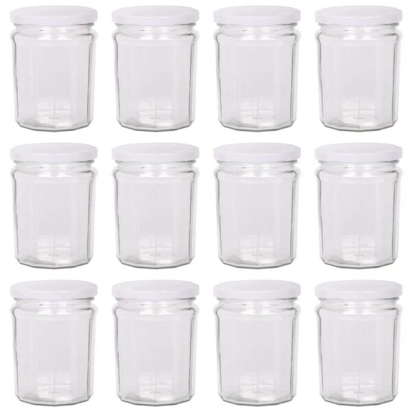 12x 380ml Glass Jam f82537ef0ef855a23c31c5baf891d4c5