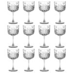 12x 490ml Timeless Cocktail Glasses Clear Martini Margarita Drinking Glass Set