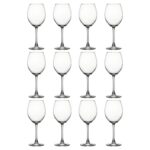 12x 550ml Enoteca Wine Glasses Red White Party Drinking Glass Gift Pack Set
