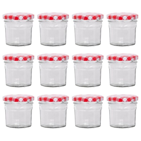 12x 90ml Glass Jam J dd5dd2a2a16bb43146972a8d06a61444