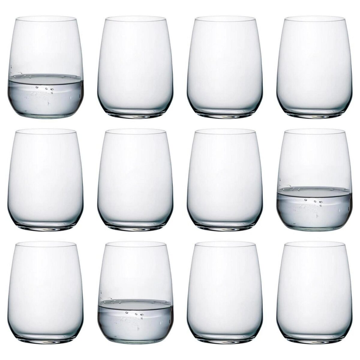 12x Bormioli Rocco 430ml Restaurant Glass Tumblers Water Drinking Glasses Set - Image 1