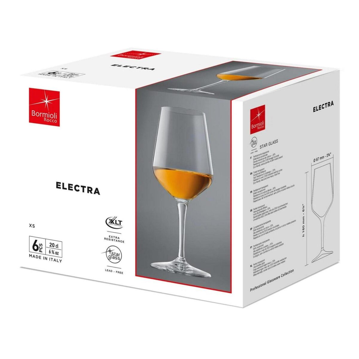 12x Bormioli Rocco Clear 190ml Electra Liqueur Glasses Sherry Cordial Glass Set - Image 5